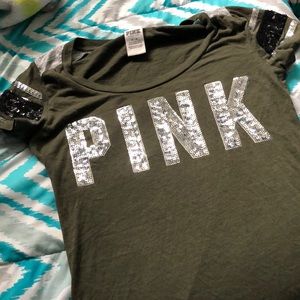 A medium pink shirt